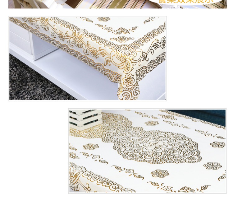 Khăn trải bàn bàn cà phê không thấm nước chống vảy vải PVC khăn trải bàn hình chữ nhật dùng một lần khăn trải bàn phòng khách