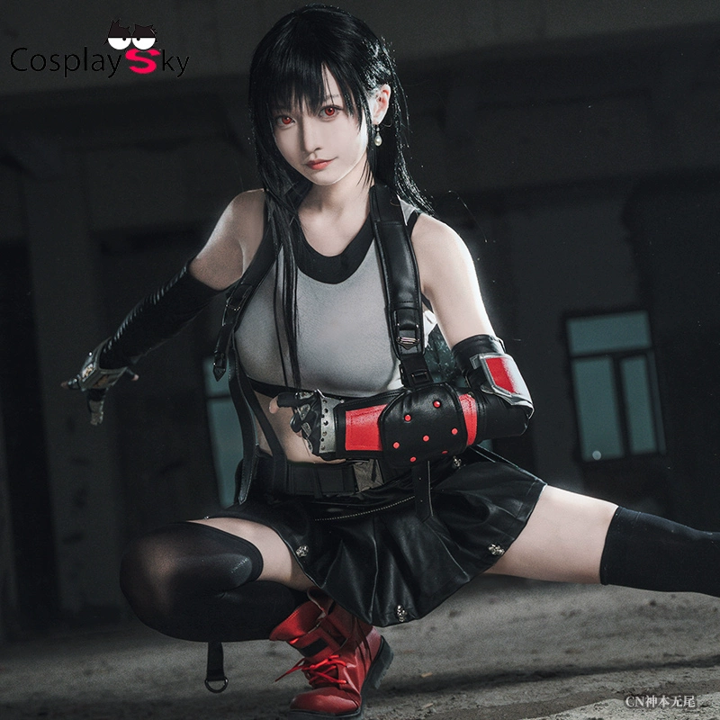 Final Fantasy 7 phiên bản remaster của cos Tifa cos phù hợp với vest vest toàn bộ trò chơi cosplay nữ - Cosplay