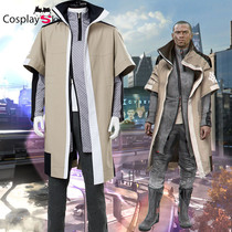 Detroit: Become Human cos change man Marcus cosplay costume bionic man cos suit suit