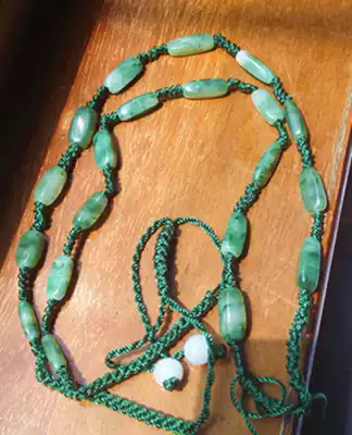 Jade necklace natural Nanyang Dushan Jade day Blue hanging XL 1