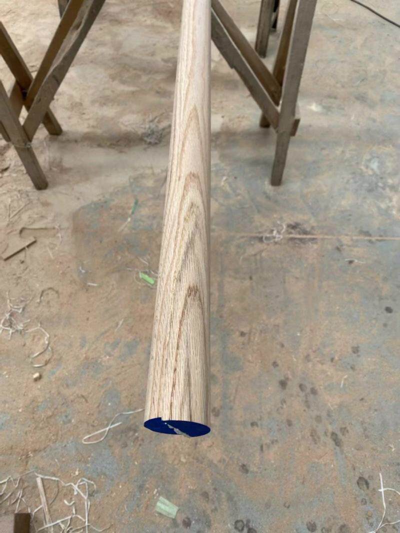 No American Red Oak Diameter 5 points 6 Round Armrest Solid Wood Stairway Armrest Column Special drying material splicing
