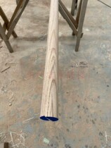 Non-American red rubber diameter 5 minutes 6-point round handrail solid wood stair handrail column special drying material splicing