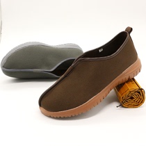Xiang brand waterproof monk shoes Spring summer autumn mens and womens shoes Chinese soft-soled monk cloth shoes Monk master Nun shoes