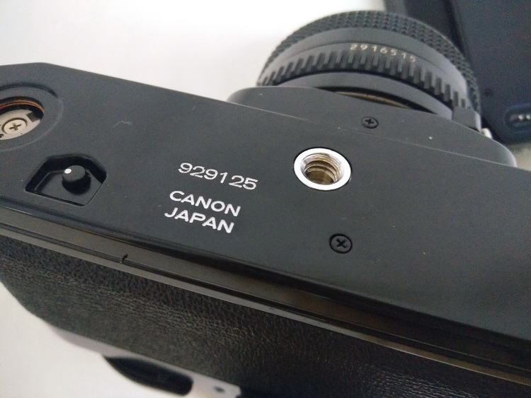 Canon AV-1 501.8f xử lý bộ máy phim đen máy ảnh 135 phim ống kính canon