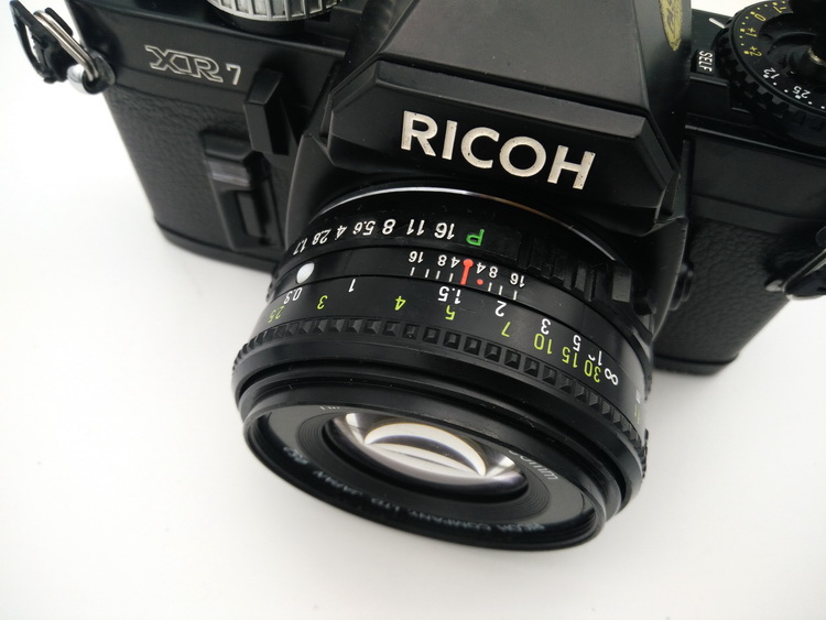 RICOH Ricoh XD7 đen 50mm1.7F ống kính 135 phim phim máy ảnh SLR máy ảnh