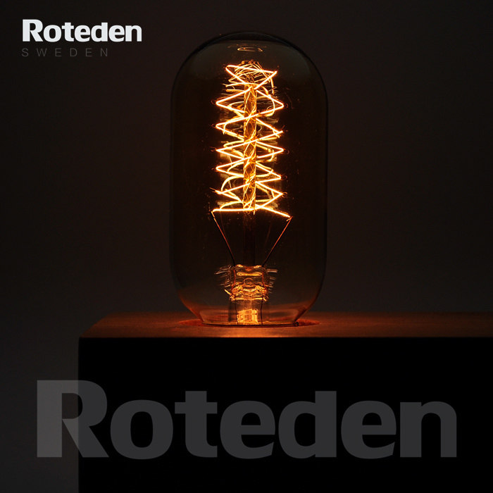 Roteden Nordic Decorative Style Retro Personality Industrial Decorative Edison Halogen Wire Hot Selling Fashion Bulb