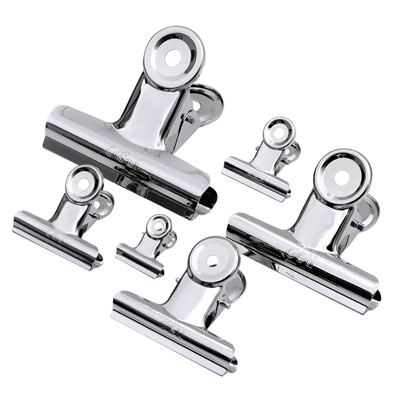 The small number note clip stainless steel clip ticket clip fixed home round clip Mountain type clip Tianjin-Taobao