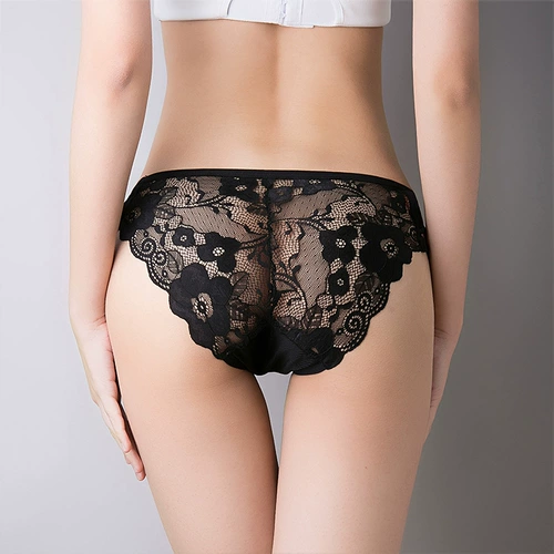 Кружевные трусики, дамы с низкой талией сексуальные стройные трусы сексуальные ультра -тонкие хрустящие штаны
