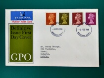 UK 1968 Air Mail Canada First Day Covers