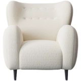 Современный и минималистичный дизайнерский сливочный диван для отдыха