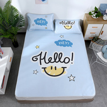 Cooling mat three-piece cartoon large version of ice silk mat 1 8m bed foldable and washable 1 5m summer grass mat