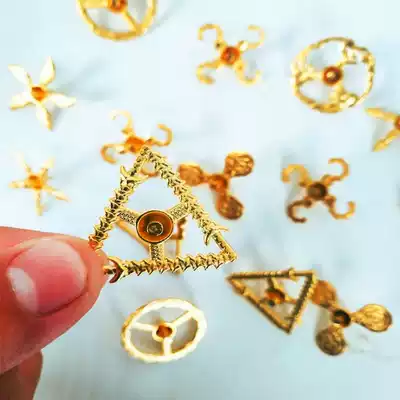 Alloy gyro Nezha magic child advent mini hand-to-turn gyro Classic battle finger gyro children's toys