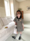 Girls summer thin bear POLO skirt Korean style new college style children's skirt baby mid-length dress