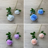 Симуляция 3 -Пеонское свадебное украшение дороги ведущие цветочные свадьбы бразильский розовый чай роза лотос кранов пион мяч хризантемы поддельные цветы