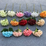 Одиночная гидрангея симуляция цветочного тисненого букета букет гостиной обеденный стол