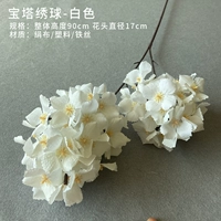 Черная пагода гортеня (белая)