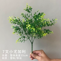 Лысый синий 7 вилки пластиковый йогглы