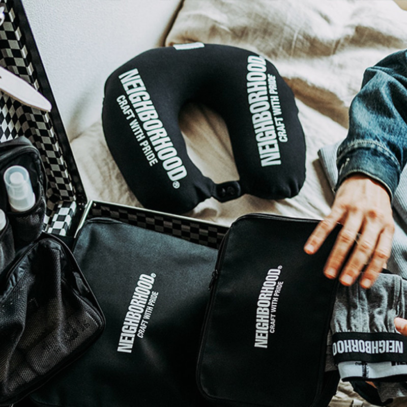 Neighborhood nbhd foam particle filled neck pillow: the little