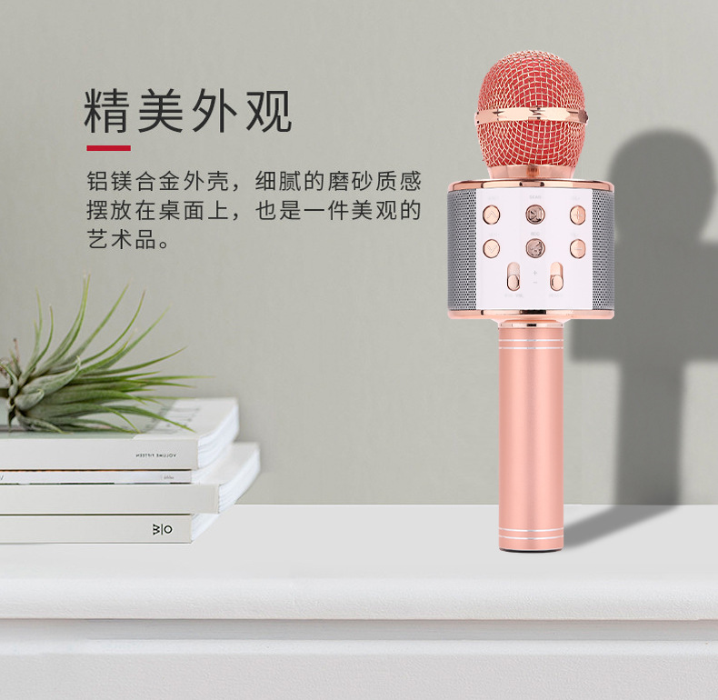 micro karaoke không dây Quốc gia karaoke tạo tác micro điện thoại di động phổ không dây Bluetooth micro nhà hát âm thanh một micro livestream