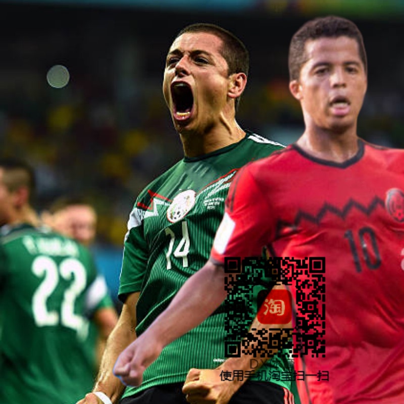 2014 Mexico Retro Jersey Long-Sleeved Home and Away Football Uniform Dos Santos Hernandez Max 2014 Mexico Retro Jersey Long-Sleeved Home and Away Football Uniform Dos Santos Hernandez Max