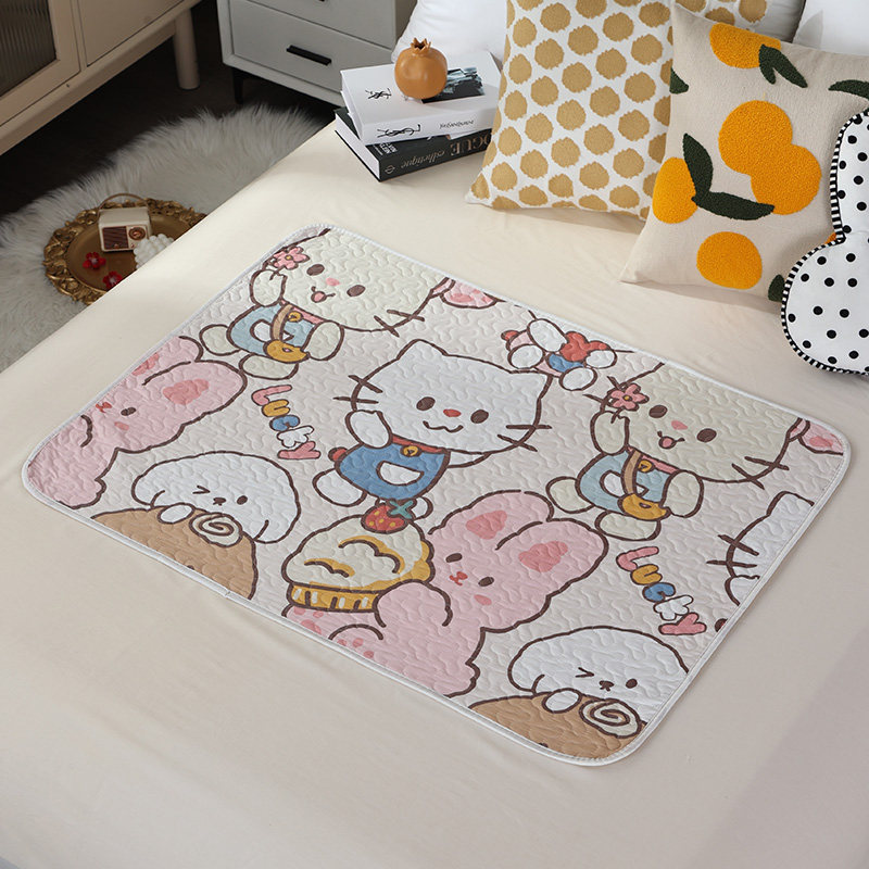 Aunt pad menstrual period mattress waterproof washable aunt special mat non-slip thickened breathable large aunt dirty pad