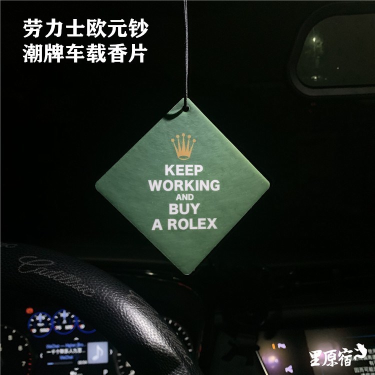 Spot Rolex Euro Kaws vomits currency personality trend for carriage aroma fragrance fragrance hanging parts
