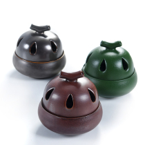 Simple purifying air for Buddha incense tea ceremony ornaments Ceramic incense burner Household indoor aromatherapy stove sandalwood plate incense burner