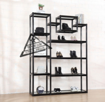 Boutique display cabinet display rack shoe shop shoe rack bag shelf cosmetic cabinet bookshelf free combination shelf
