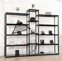 Boutique display cabinet display rack display cabinet wine shelf shoe shop shoe rack display rack shoe bag rack