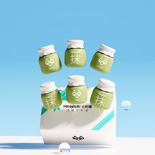 MikooLab迷你罐0蔗糖抹茶冷萃牛乳茶12罐