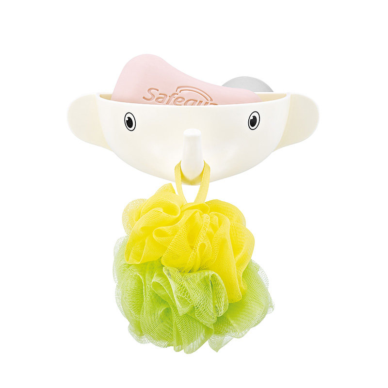 Anja Creative Soap Box Powerful Suction Cup Free From Punching Drain Wall-mounted Fashion Cute Cartoon Soap Rack