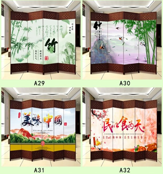 Trung Quốc màn hình phân vùng thời trang văn phòng khách sạn hiện đại tối giản gấp đẩy kéo đơn giản phòng khách vách ngăn màn hình gấp - Màn hình / Cửa sổ lam gỗ cầu thang
