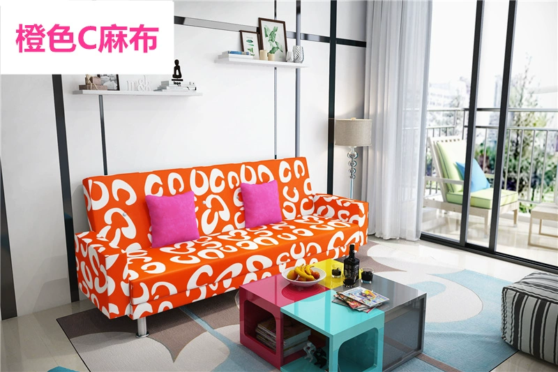 sofa vải hiện đại nhà đơn hộ gia đình sau ba đơn giản nhỏ quán cà phê thời trang phần nhỏ bốn người - Ghế sô pha