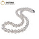 Authentic and fake natural freshwater pearl necklace, nearly perfect round shape, strong light, gift for mother and mother-in-law