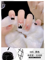 Один мазок шнурового клея 05 (чёрный)