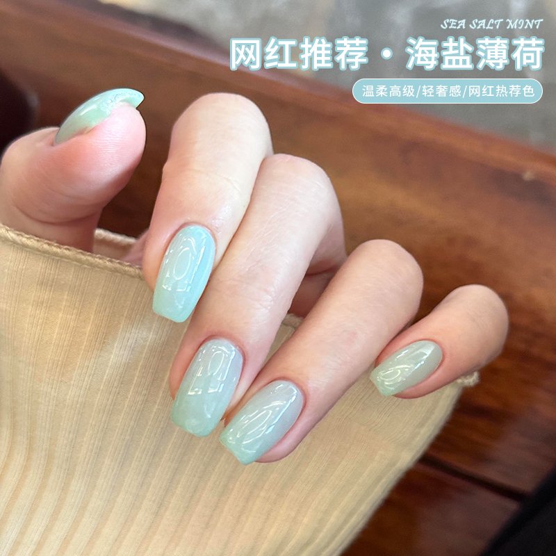 Trendy Sea Salt Mint Green Nail Polish Gel 2026 New Popular Whitening Versatile Nail Art Phototherapy Gel Trendy Sea Salt Mint Green Nail Polish Gel 2026 New Popular Whitening Versatile Nail Art Phototherapy Gel