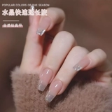 Быстрый комплект для маникюра, скульптурирующие накладные ногти, полный комплект, долговременный эффект