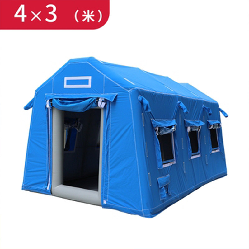 Outdoor large medical fire inflatable tent disinfecting and isolating emergency rescue rescue and rescue and relief civil administration tent