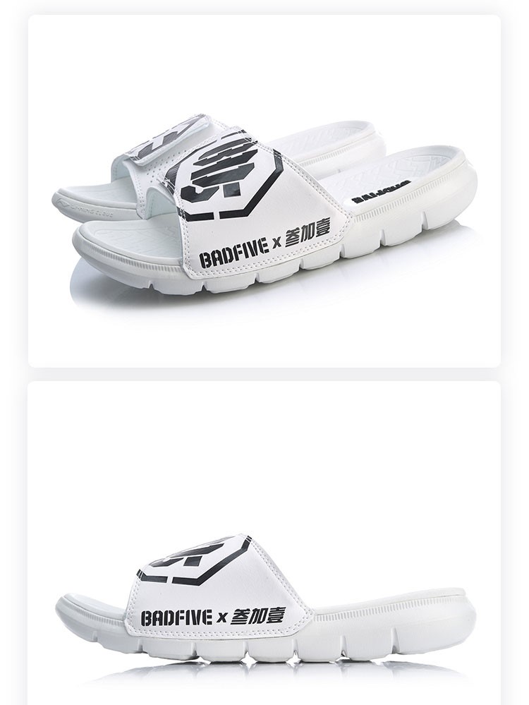 Bộ đếm 2019 Xia Li Ning Dòng bóng rổ nam Dép thể thao có thể đeo nhẹ ABTP001-1-2 - Dép thể thao dép uniqlo