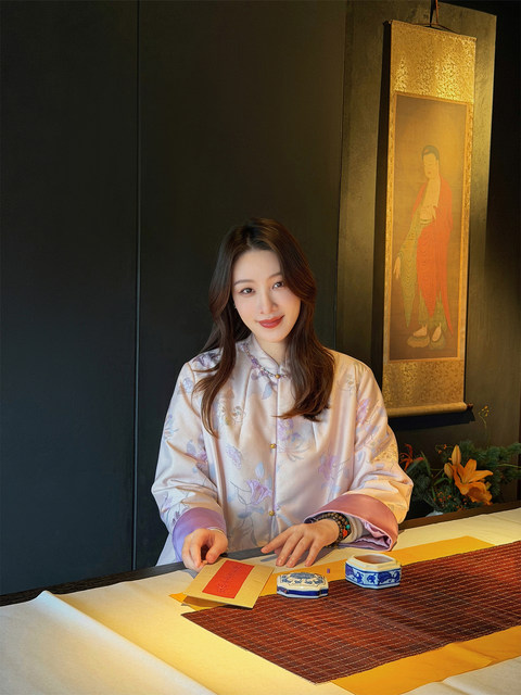 Oriental beauty ~ Silk mulberry silk national style new Chinese style short cotton jacket women's winter sleeveless vest