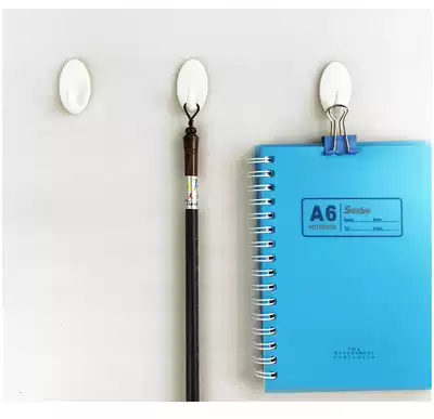 Japan KM special small adhesive hook cute mini sticky hook wall jewelry hook no trace creative load-bearing key hanging