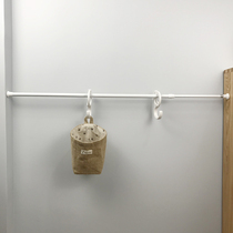  Export Japan punch-free telescopic rod small ultra-fine curtain strut bathroom hanging door curtain rod Wardrobe shrink rod tube