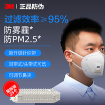 3M 3M 9501 9001 9001 protective mask KN95 MASK ANTI-PARTICULATE MATTER ANTI-INDUSTRIAL DUST ASH ANTI-DROPLETS FILTRATION