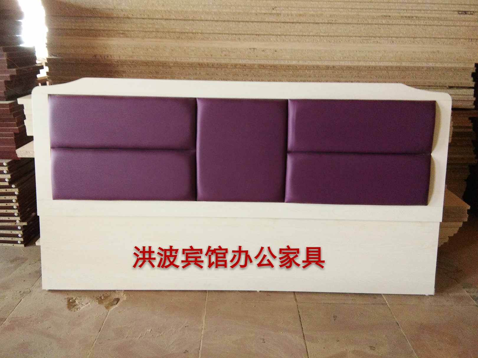 Manufacturers new custom chain hotel hotel apartment business hotel furniture simple European-style soft bed by the bed