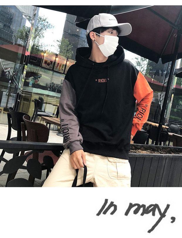 Áo len nam 2018 Thu mới Áo len cổ lọ mới thể thao Áo khoác xu hướng Hàn Quốc quần áo hoodie
