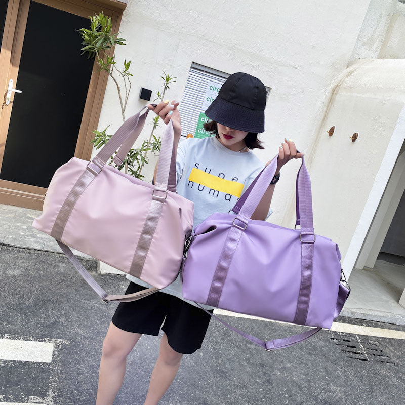 Fashion Fitness Travel Bag Handbag Large Capacity Sport Flex Light Short Canvas Cashier Bags Luggage Bag