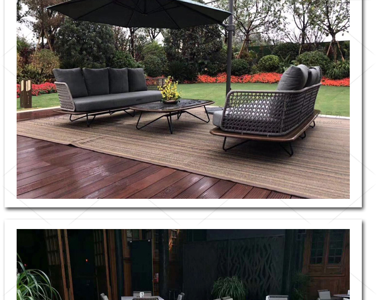 Bàn ghế ngoài trời thiết kế mô hình sáng tạo phòng mây ghế sofa sân vườn biệt thự phòng khách bàn ghế sân thượng mây - Bàn ghế ngoài trời / sân ghế thư giãn ngoài trời