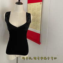 Shapewear Womens Abdominal Control Corset Postpartum Body Shaping Seamless Thin Lace Vest Hepburn Style Sexy Slim Style