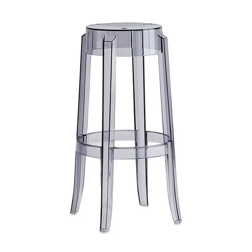 Nordic Transparent Bar Stool High -Foot Stool Restaurant Bar Stool Creative Designer Home с акриловой хрустальной сетью Red