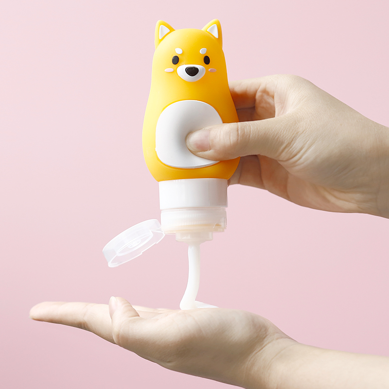 Silicone packaging soft bath shampoo packaging bottle portable large capacity travel packaging bottle wash and packing bottle